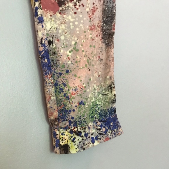 Trouser | cropped pant | colourful | painter | artistic - Picture 8 of 9